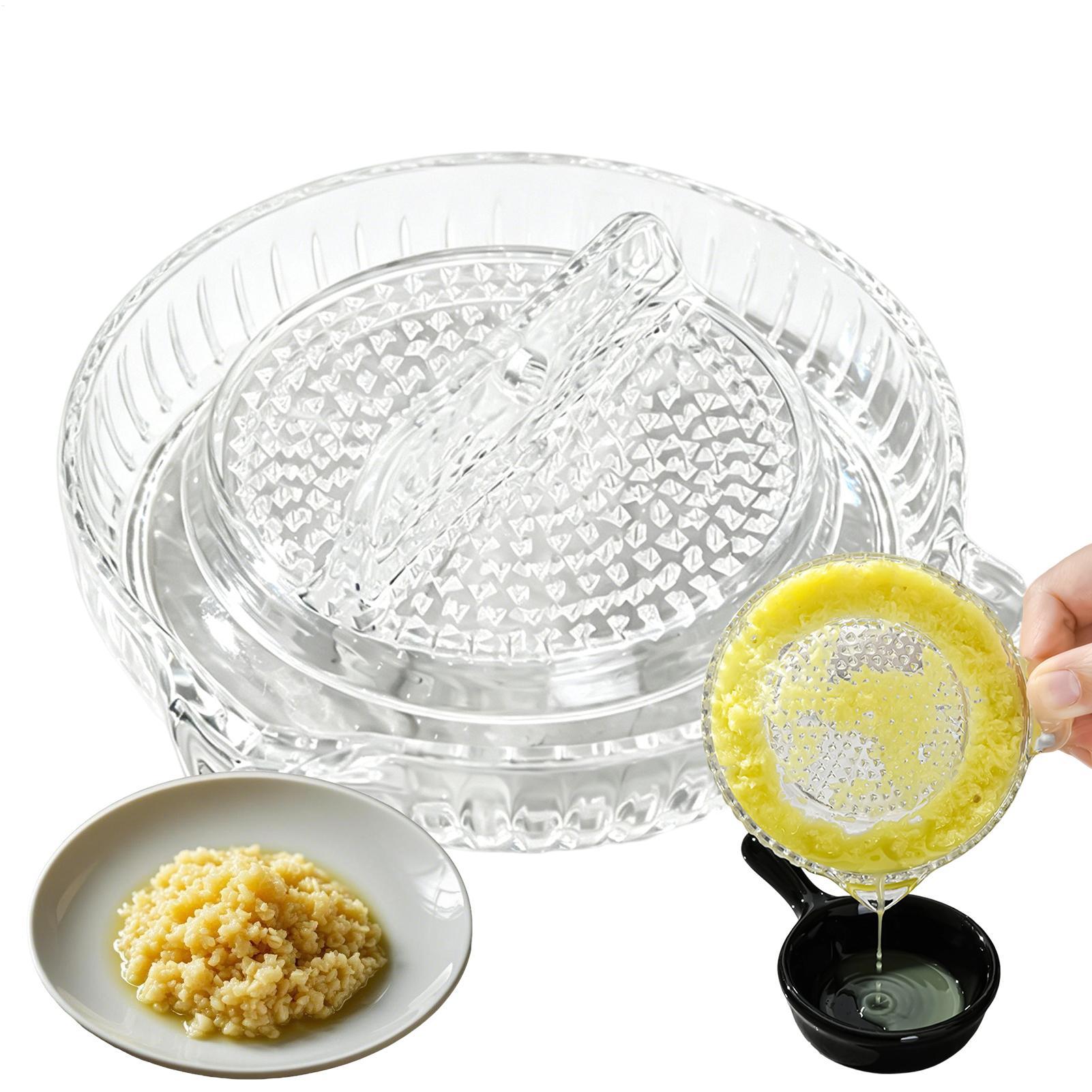 Home Cooking Dishes - Rotating Garlic & Ginger Grater Manual