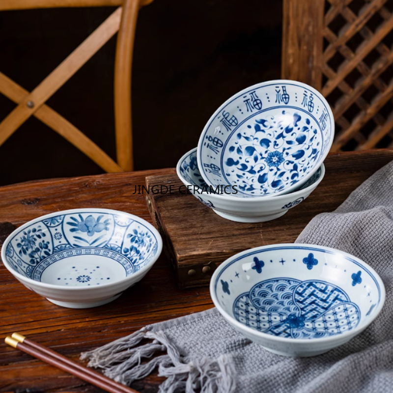 Home Cooking Dishes - 1pc Chinese Style Ceramic Tableware Home