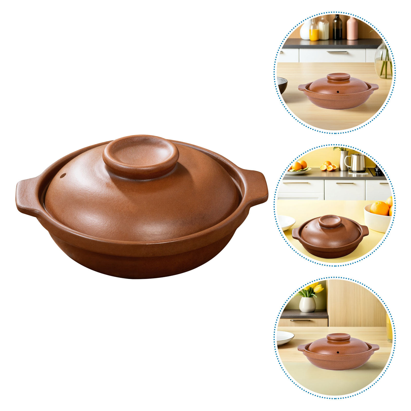 Home Cooking Asian - Traditional Terracotta Clay Cooking Pot Clay