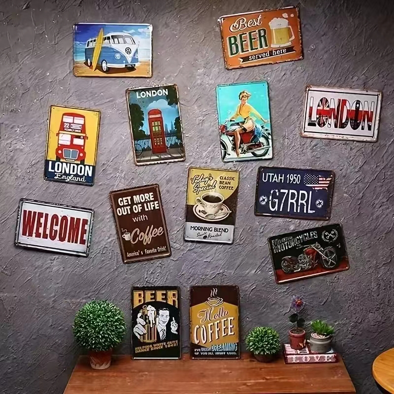 （2D Tin painting）Vintage Kitch - Home Cooking Quotes のレビューと価格