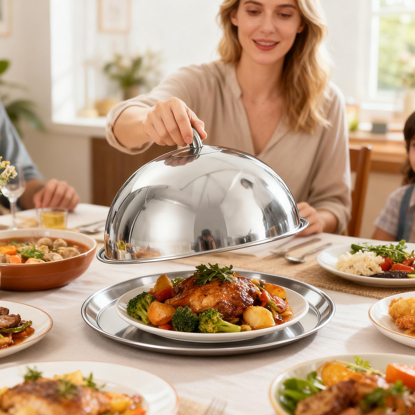 Basting Cover Round Plate Incl - Home Cooking Meal のレビューと価格