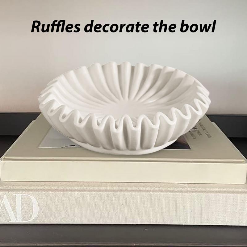 Decorative Ruffle Bowl Serving - Home Cooking Dishes のレビューと価格