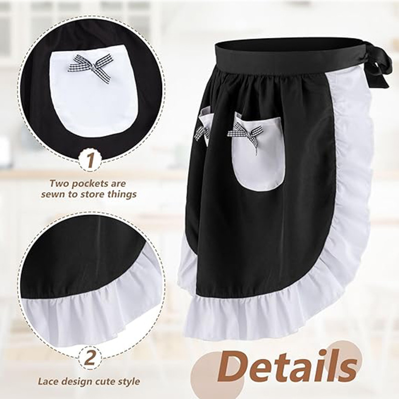 Elegant Lace Short Apron With  - Home Cooking Services のレビューと価格