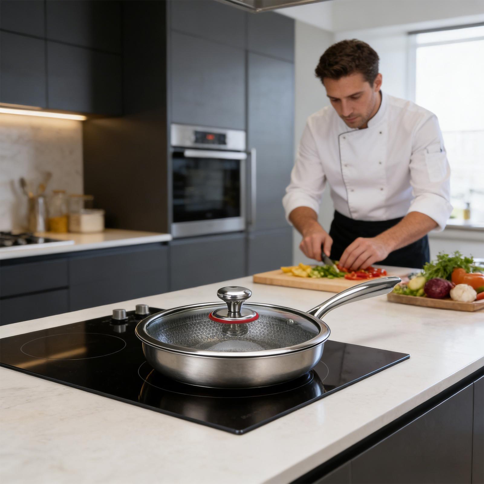 Titanium Cooking Pan Non-Stick - Home Cooking Meal のレビューと価格