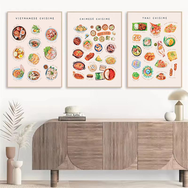 Watercolor Asian Cuisines Clas - Home Cooking Asian のレビューと価格
