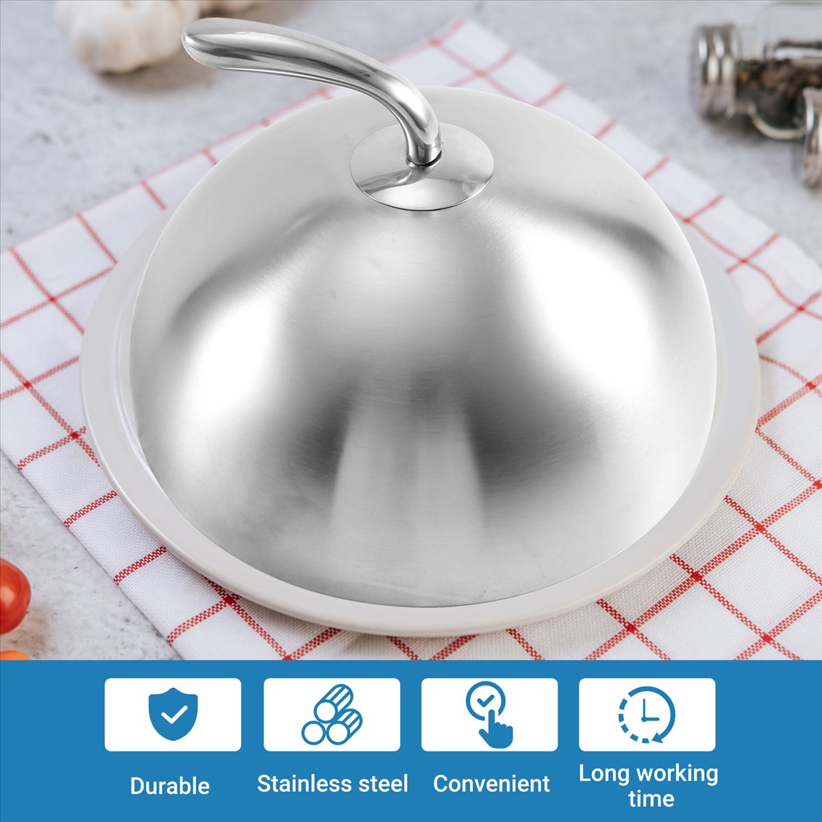 1Pcs 24cm Stainless Steel Stea - Home Cooking Meal のレビューと価格
