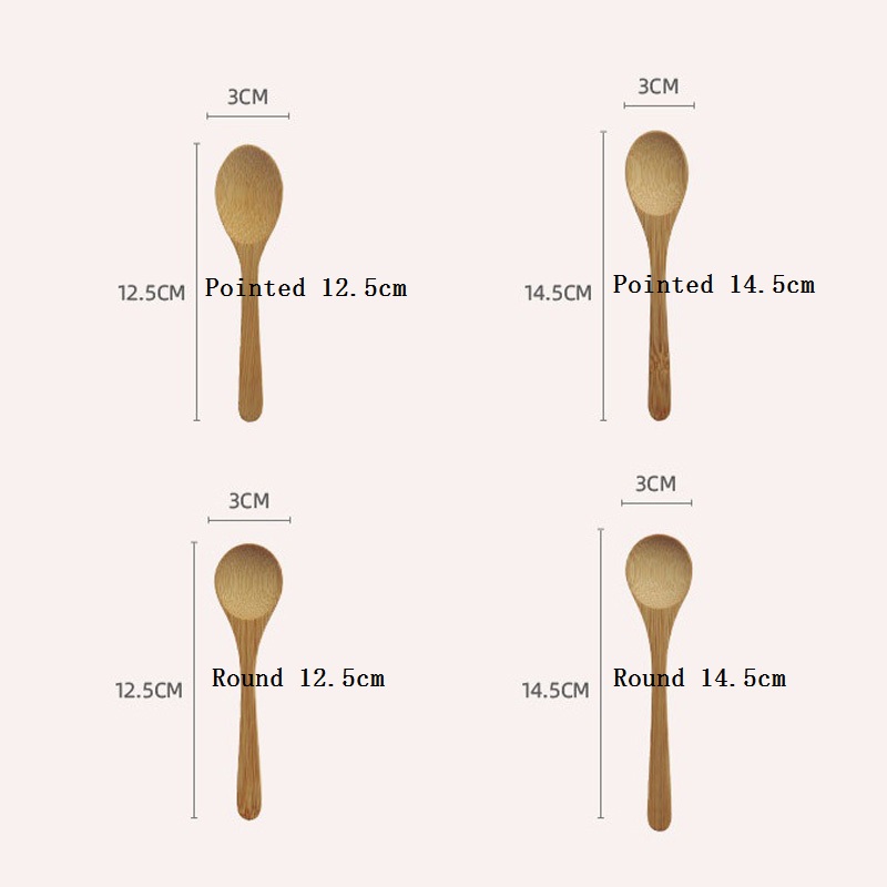 500Pcs Wooden Spoon Tea Spoons - Home Cooking Dishes のレビューと価格