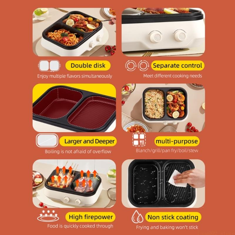 D0AB 1300W Two Zone Cooking An - Home Cooking Meal のレビューと価格
