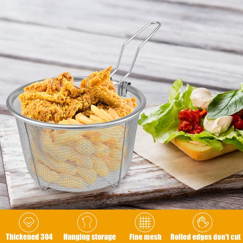 Round Fry Basket with Folding  - Home Cooking In French のレビューと価格