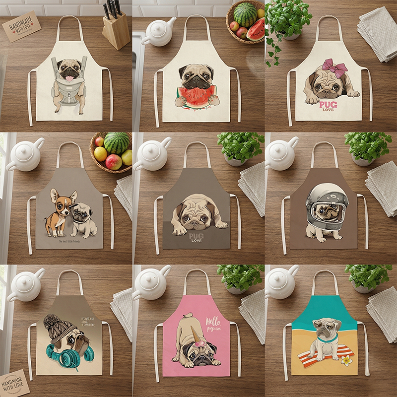 Cute Pug Dog Print Kitchen Apr - Home Cooking For Dogs のレビューと価格