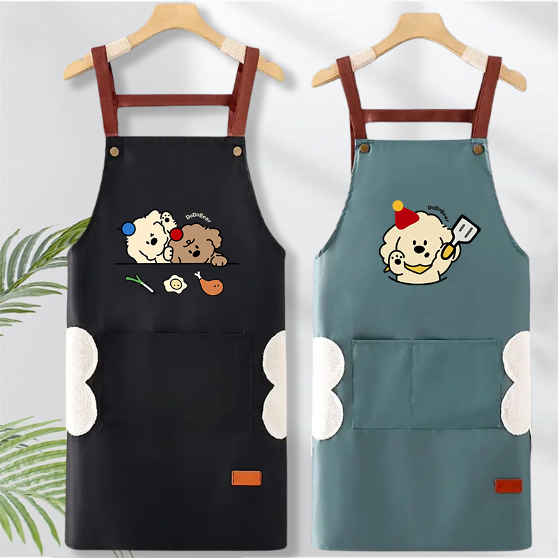 Cartoon Dog Apron ex Kitchen W - Home Cooking For Dogs のレビューと価格