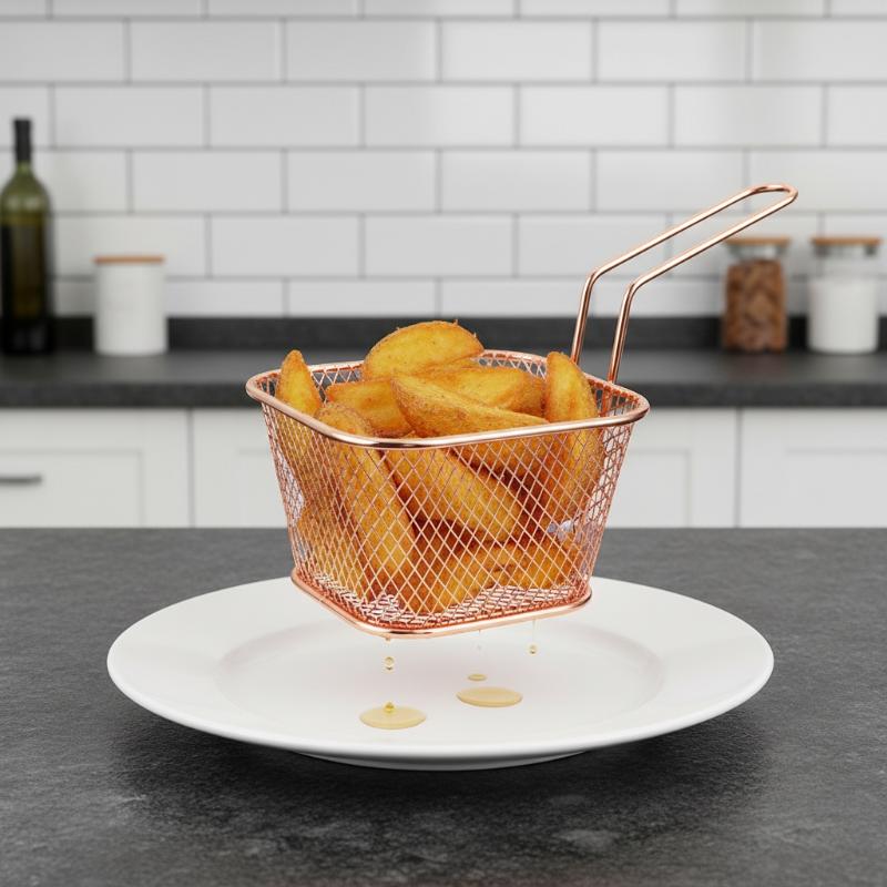 French Fry Basket Portable Mes - Home Cooking In French のレビューと価格