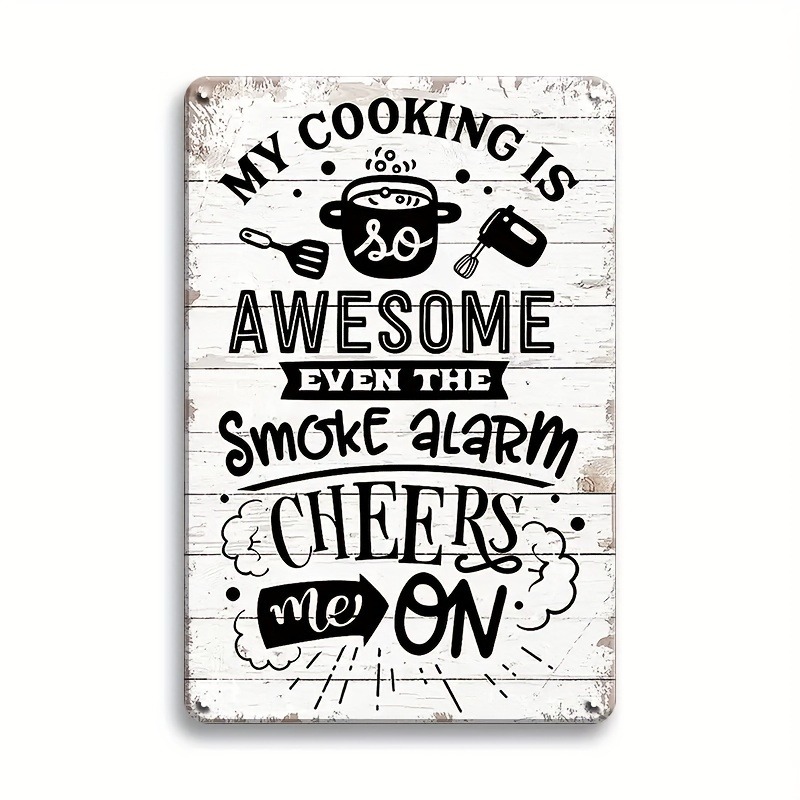Funny Kitchen Quote Metal Sign - Home Cooking Quotes のレビューと価格