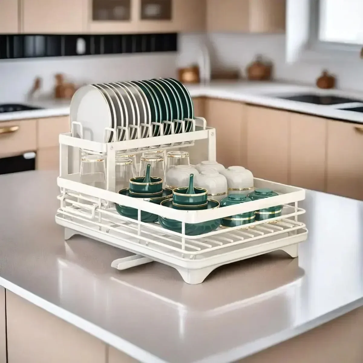 Double Layer Bowl Rack Adjusta - Home Cooking Dishes のレビューと価格