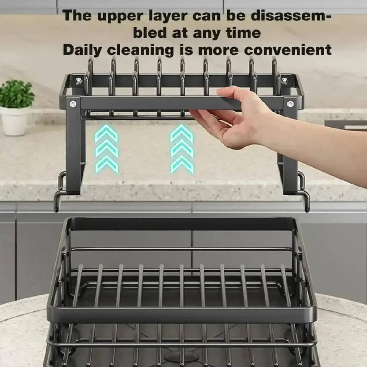 Double Layer Bowl Rack Adjusta - Home Cooking Dishes のレビューと価格