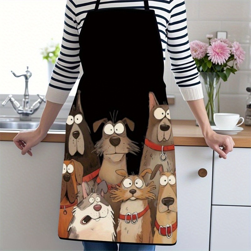 1pc 1pcs Dog Print Apron Suita - Home Cooking For Dogs のレビューと価格