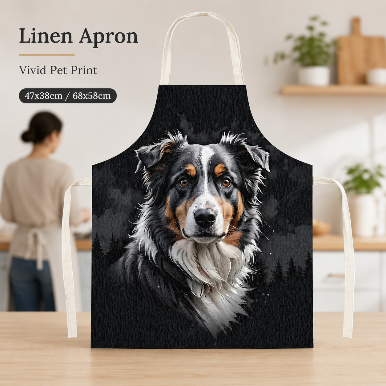 Artistic Dog Portrait Linen Sl - Home Cooking For Dogs のレビューと価格