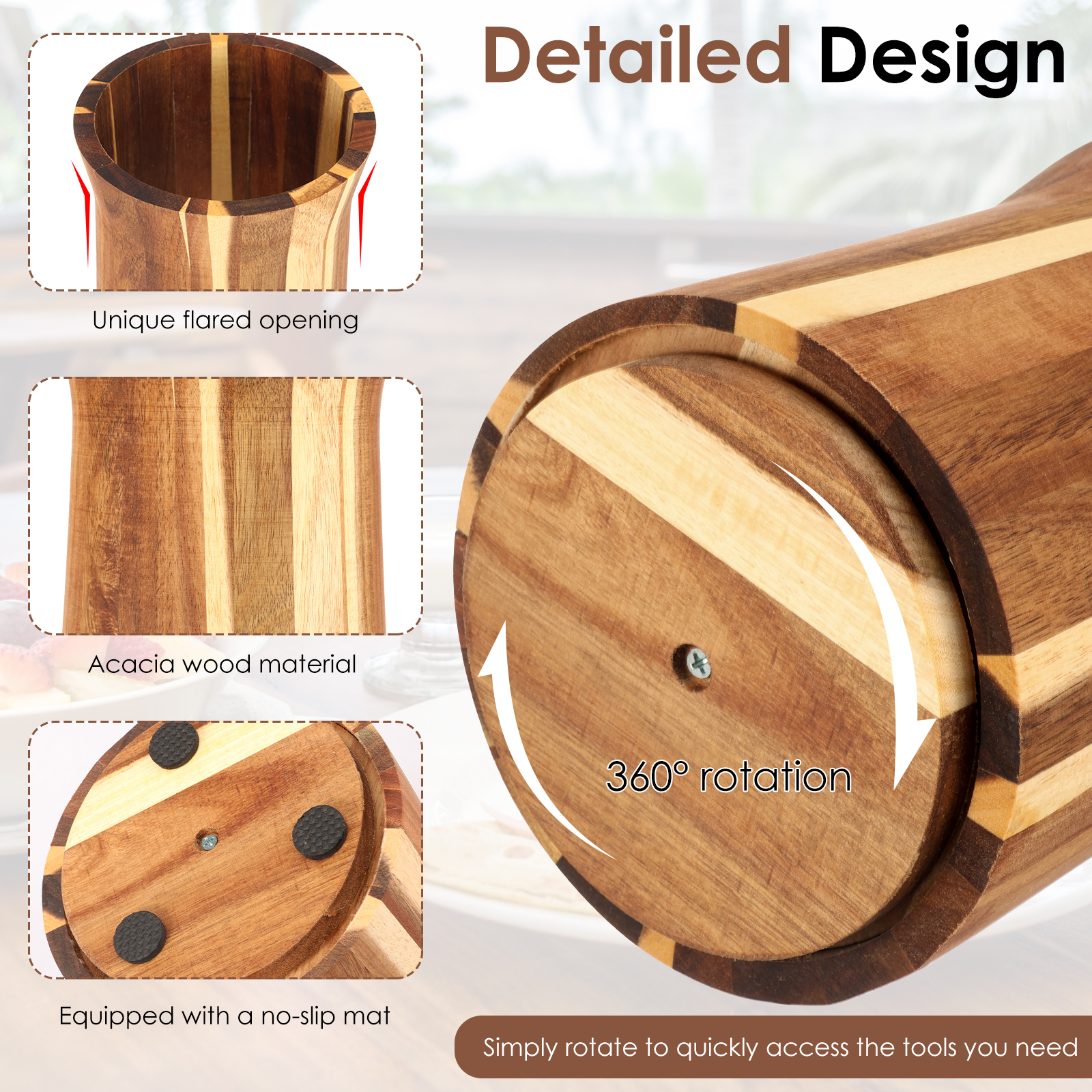 360° Rotating Utensil Holder W - Home Cooking Services のレビューと価格