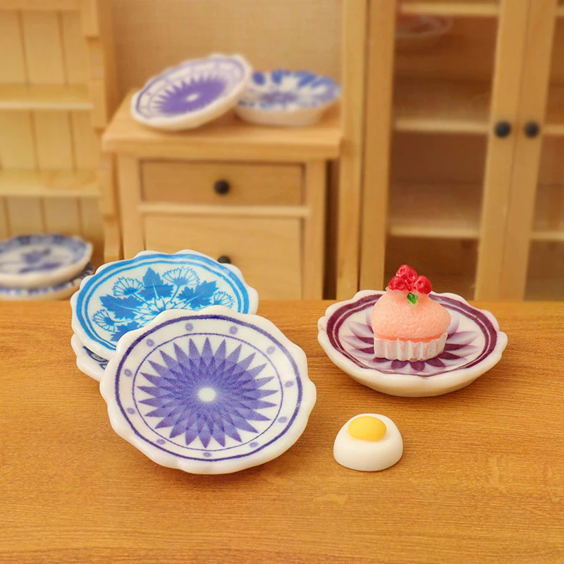 5Pcs 1:12 Dollhouse Miniature  - Home Cooking Dishes のレビューと価格