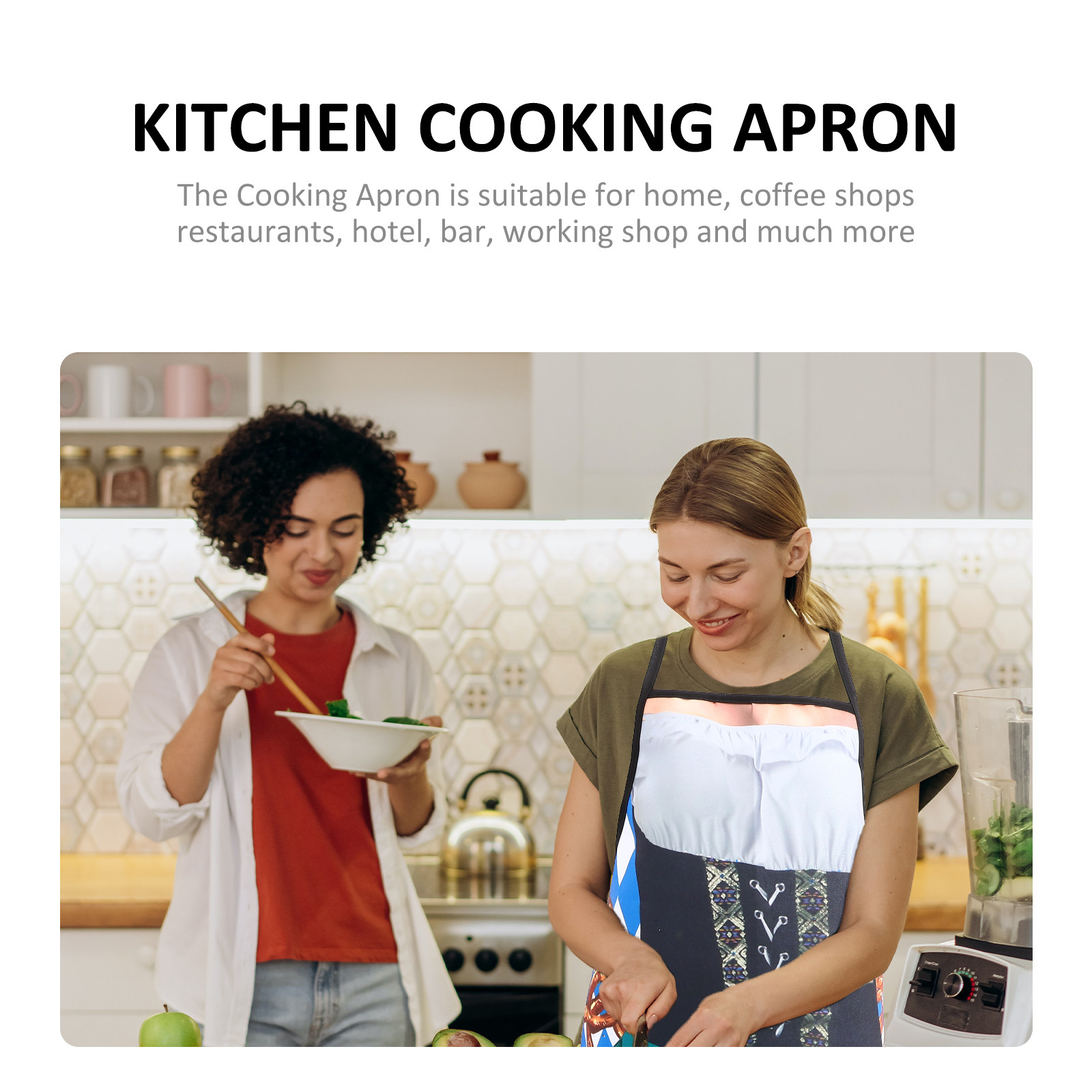2Pcs Funny Kitchen Apron Water - Home Cooking In のレビューと価格