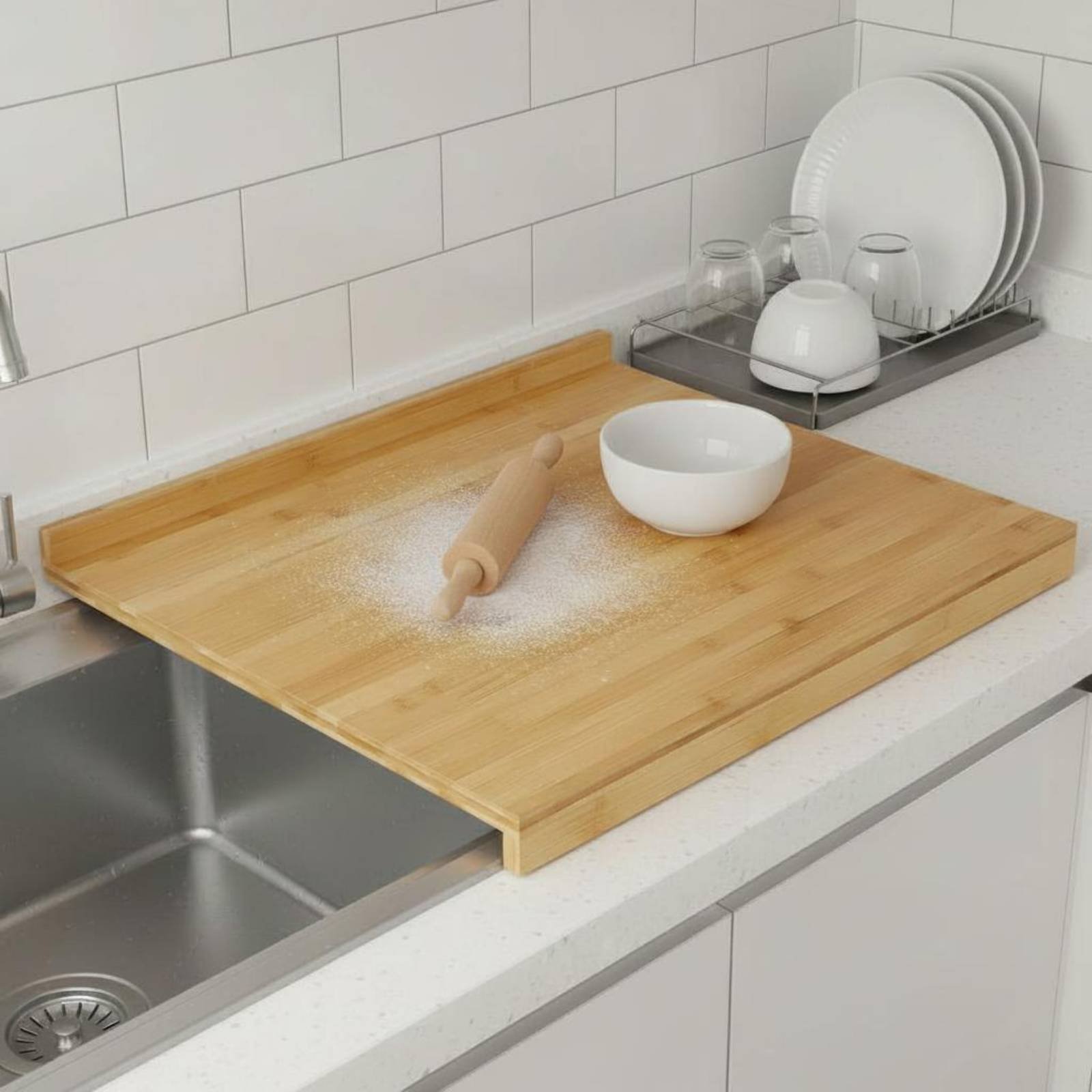 Over the Sink Cutting Board Mu - Home Cooking In のレビューと価格