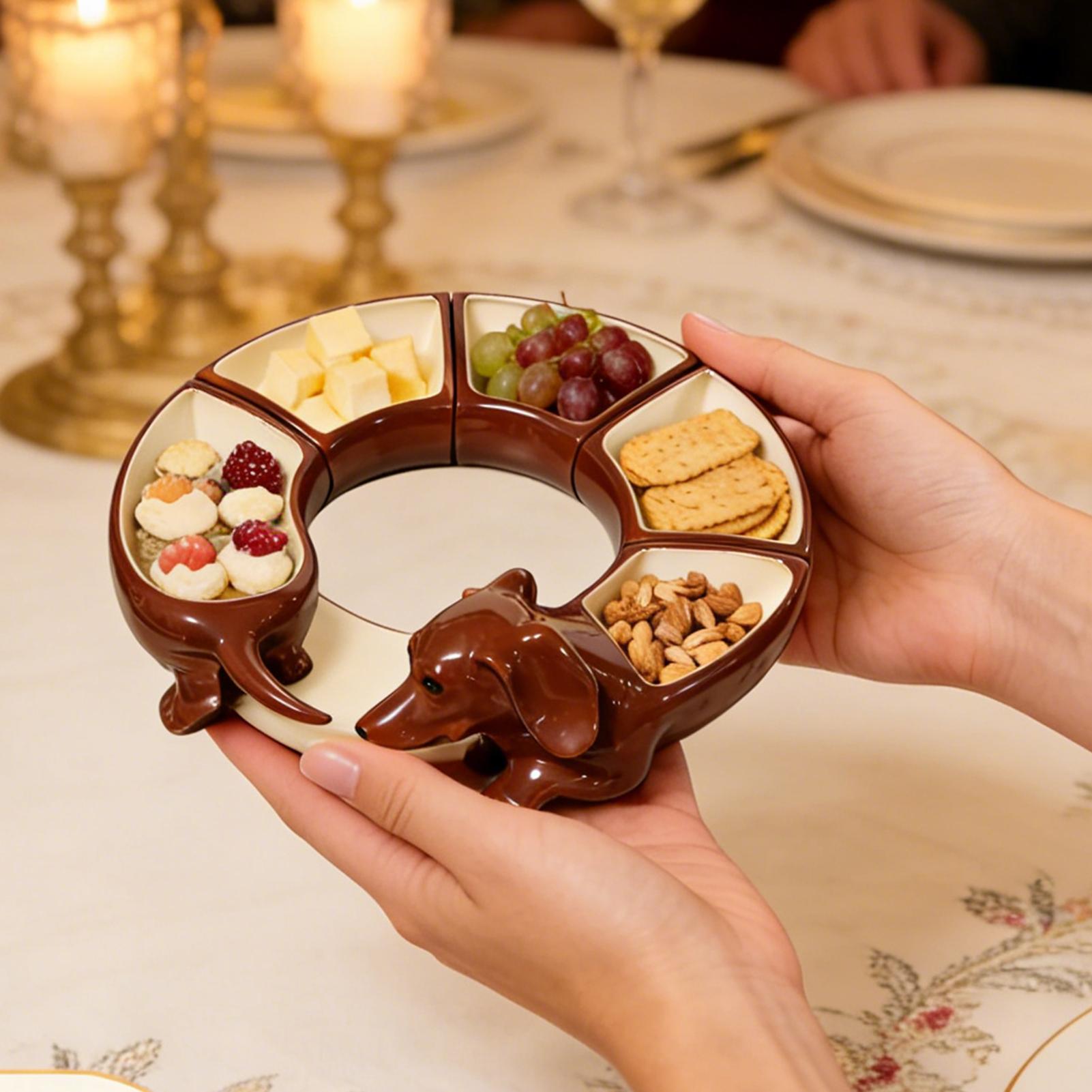 Divided Serving Platter Dachsh - Home Cooking Dishes のレビューと価格