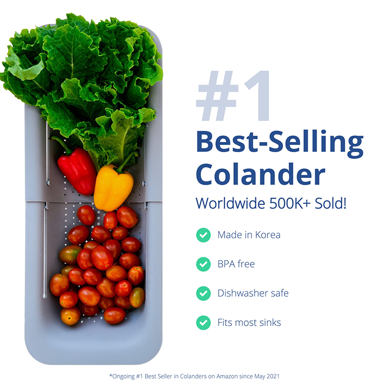 Over The Sink Colander Straine - Home Cooking Dishes のレビューと価格