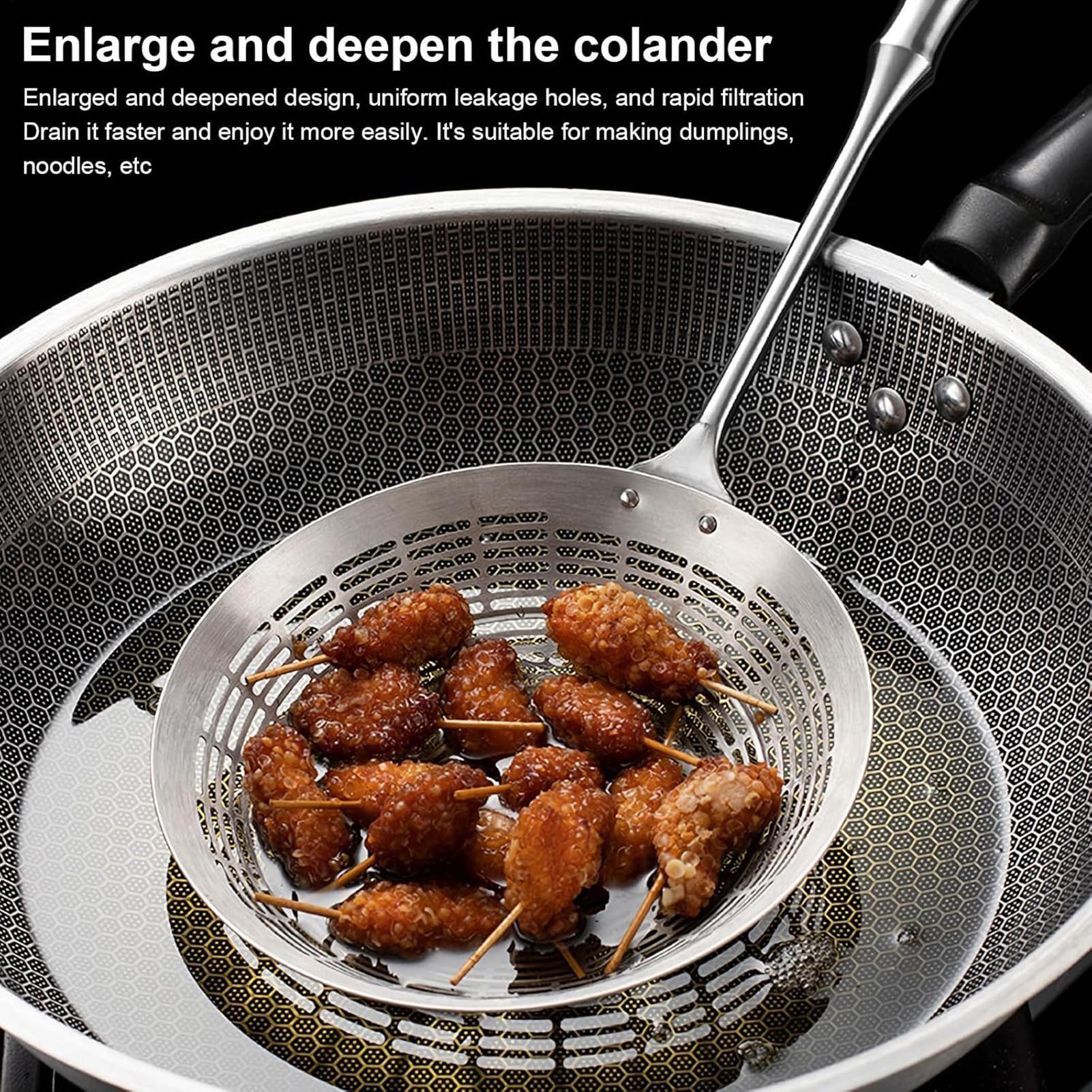 Strainer Spoon Long Handle Lar - Home Cooking In French のレビューと価格
