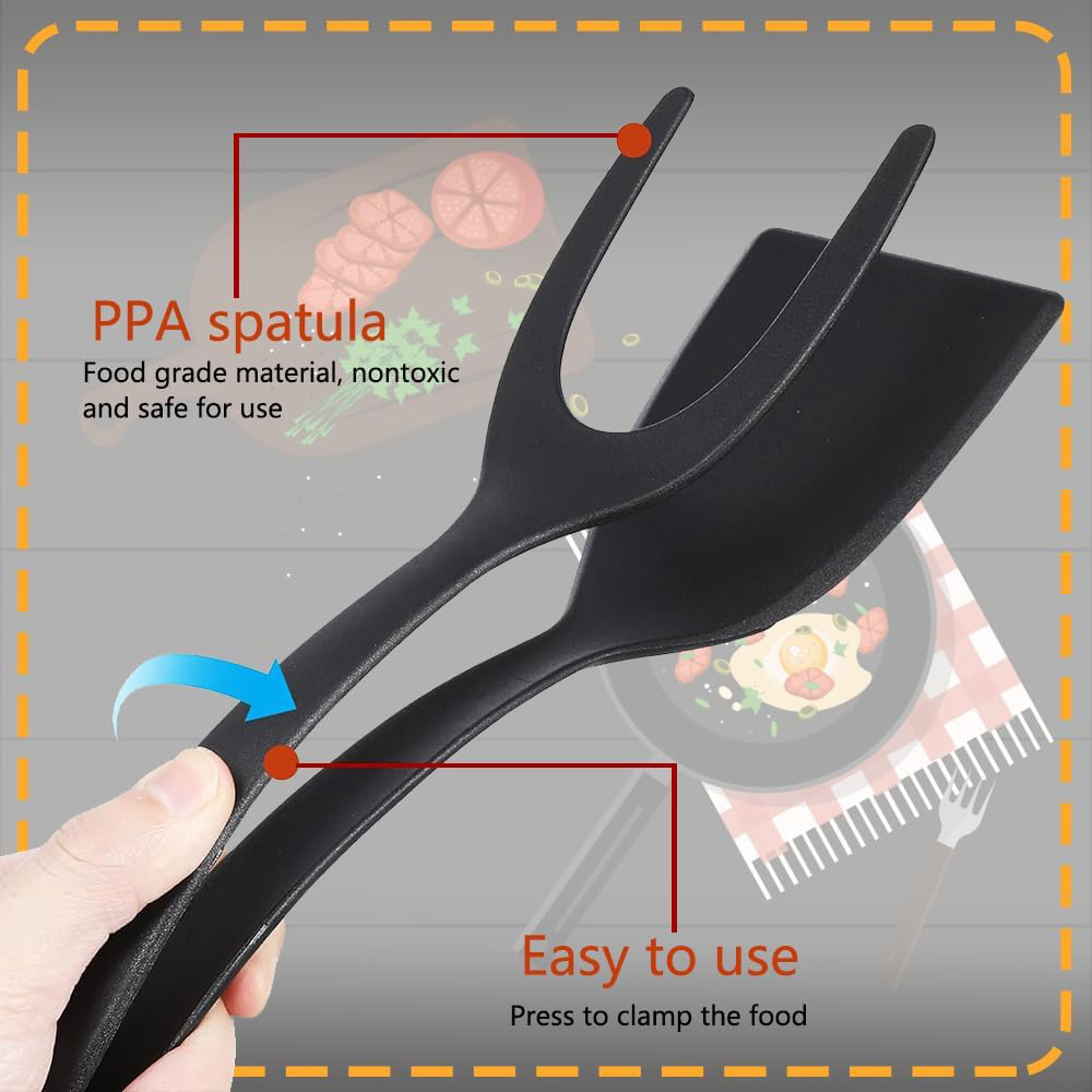 2 in 1 Grip Flip Spatula Clamp - Home Cooking In French のレビューと価格