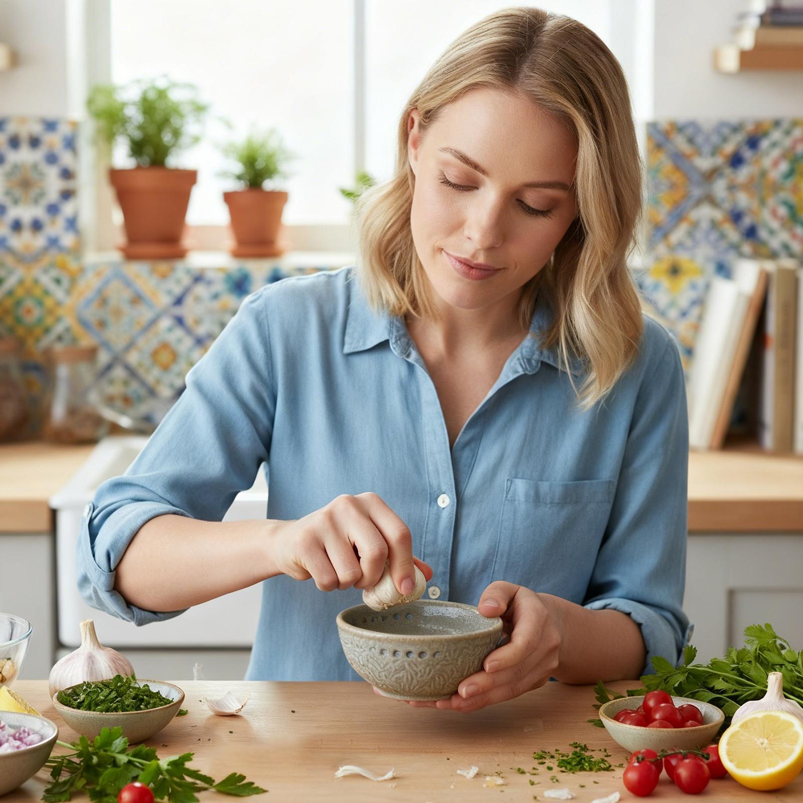 Garlic Plate Ceramic Mincer Bo - Home Cooking Meal のレビューと価格