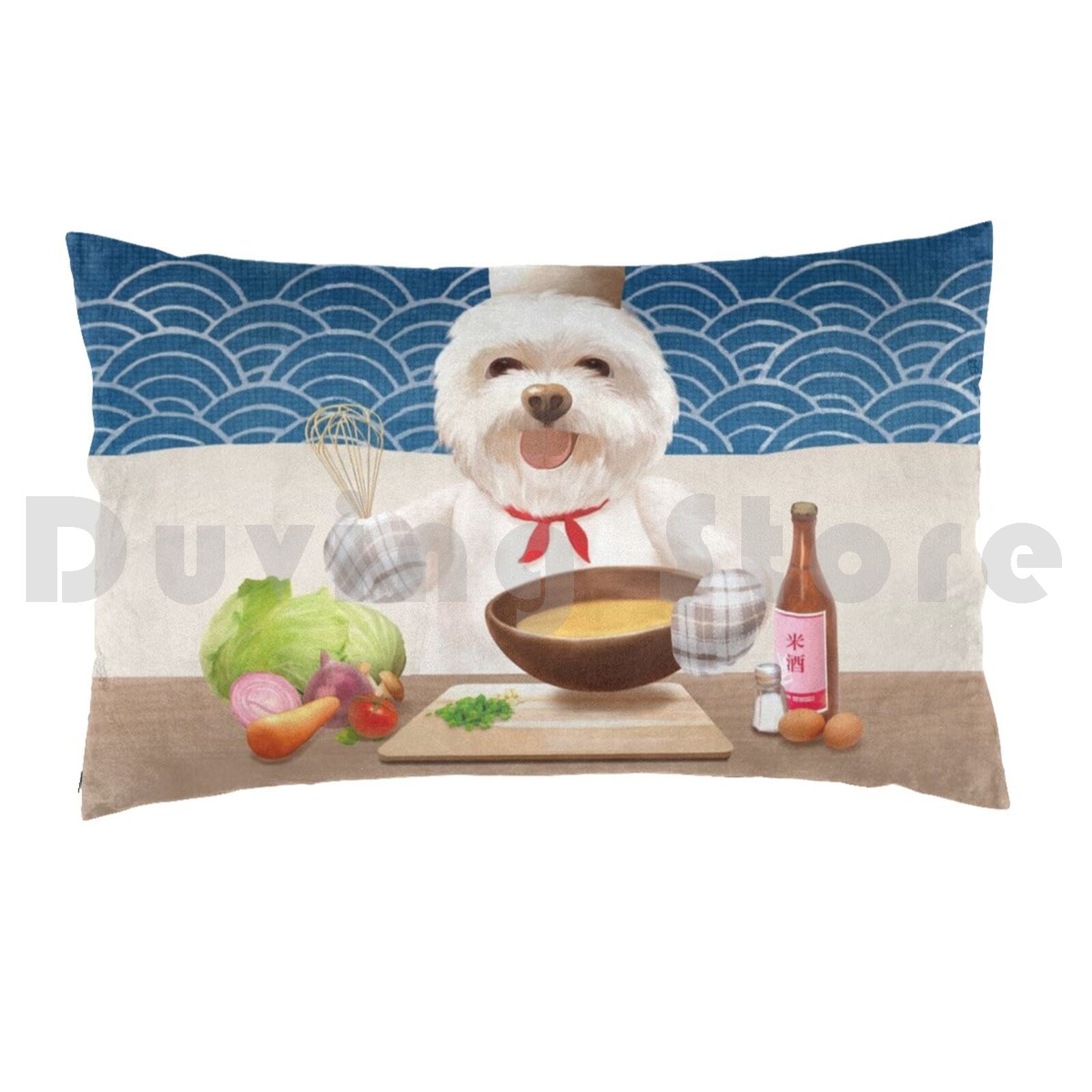 Little Chef Pillow Case Printe - Home Cooking For Dogs のレビューと価格