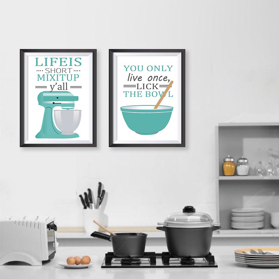 Nordic Style Poster Cooking In - Home Cooking Quotes のレビューと価格