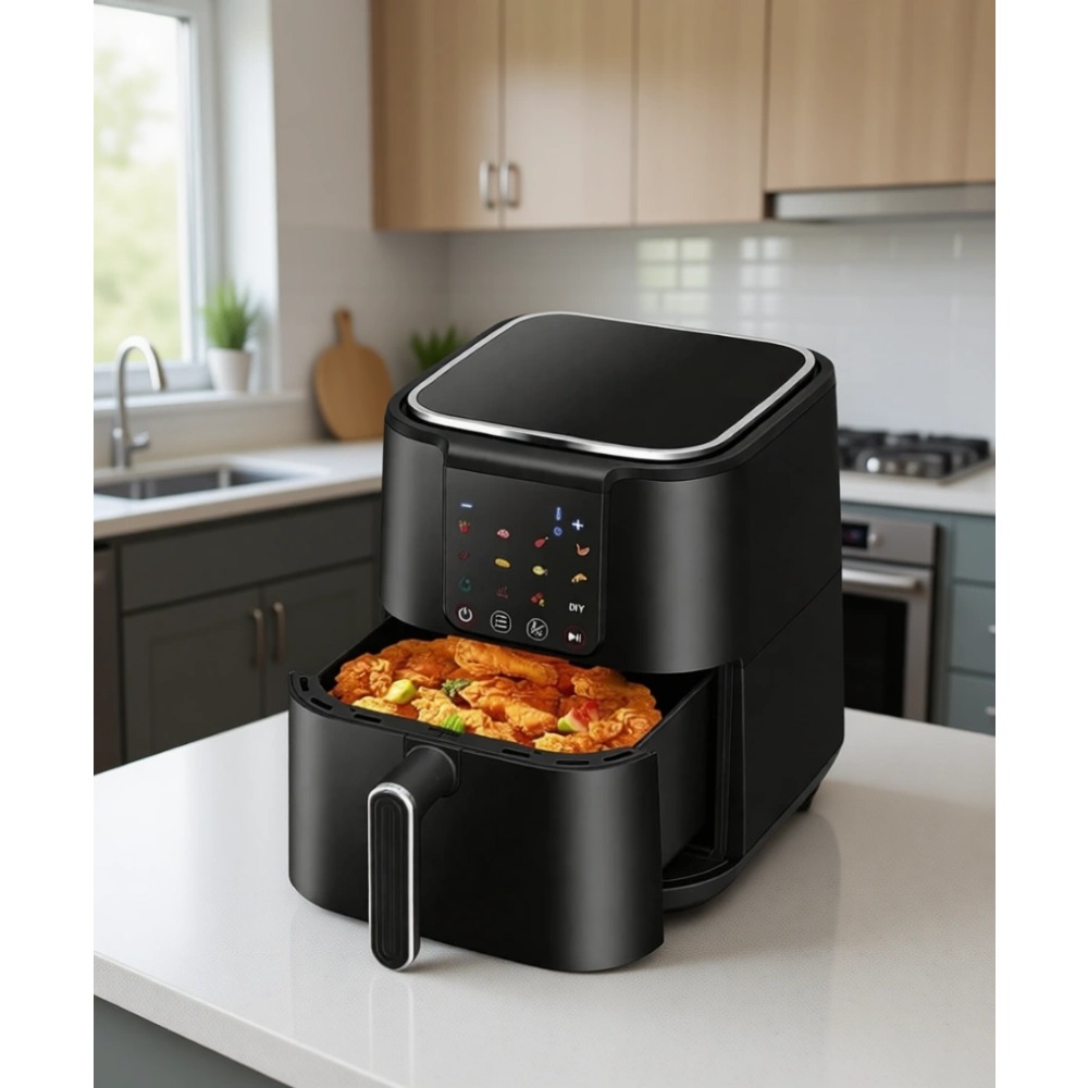 Large 6Qt Oil Free Airfryer Ov - Home Cooking Meal のレビューと価格