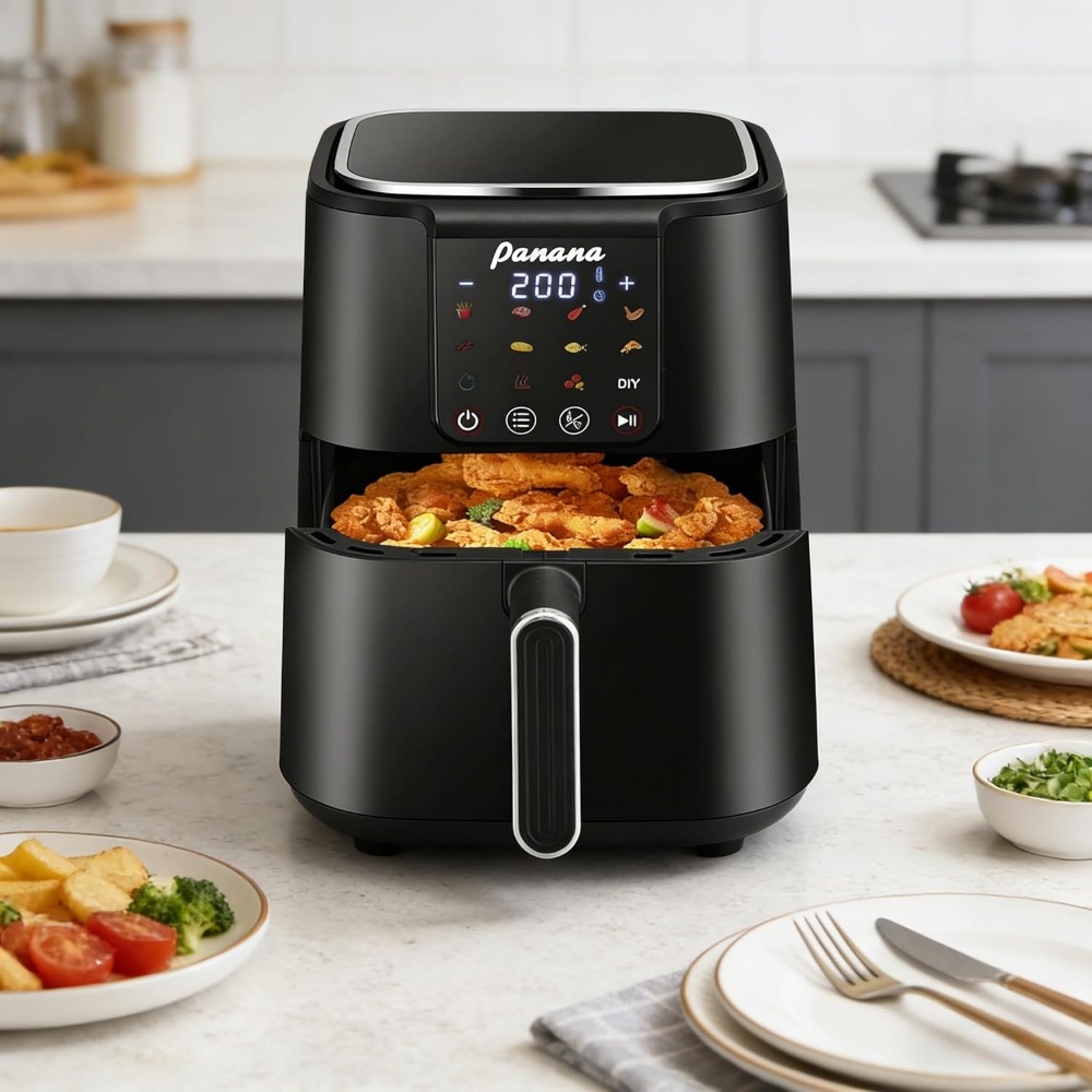 Large 6Qt Oil Free Airfryer Ov - Home Cooking Meal のレビューと価格
