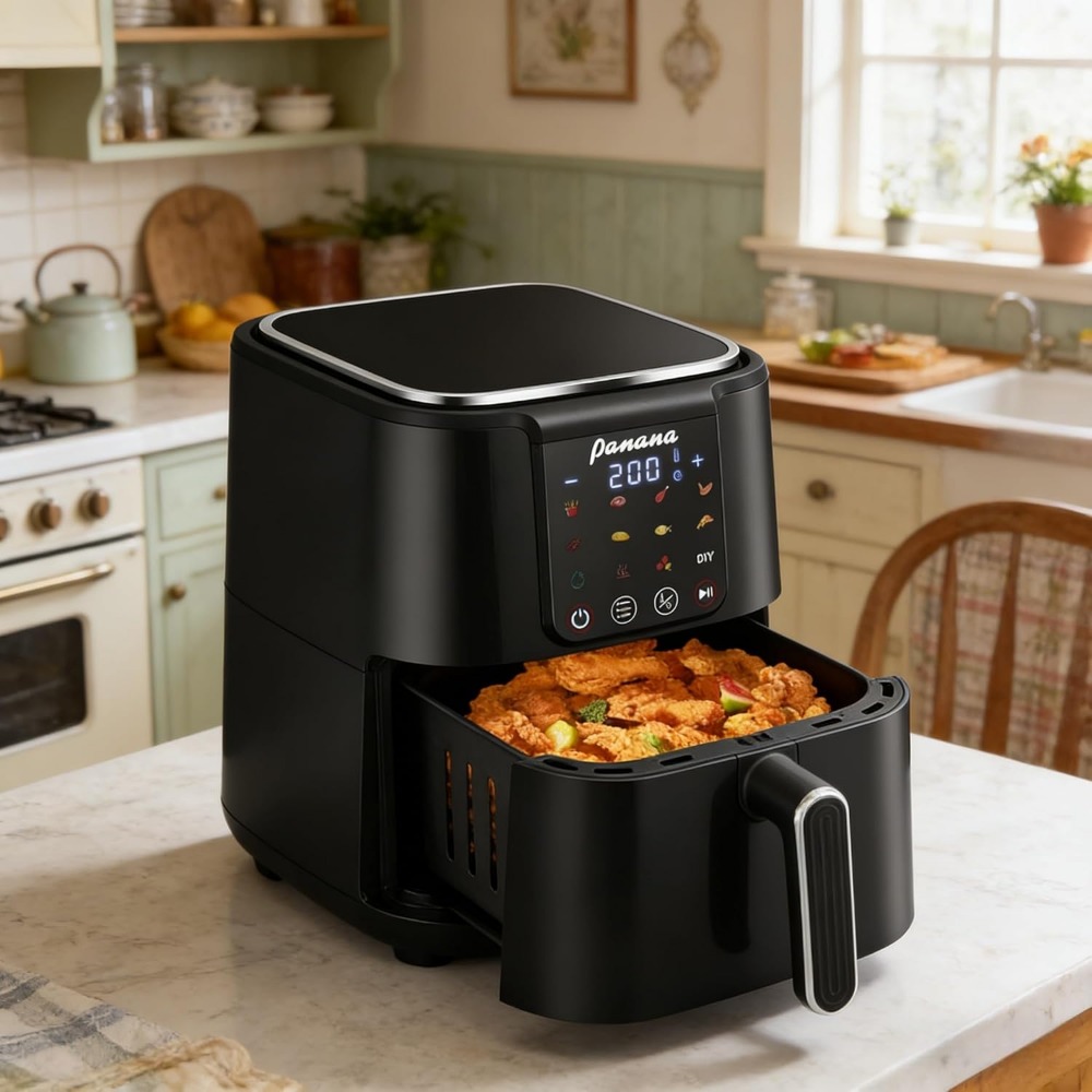Large 6Qt Oil Free Airfryer Ov - Home Cooking Meal のレビューと価格