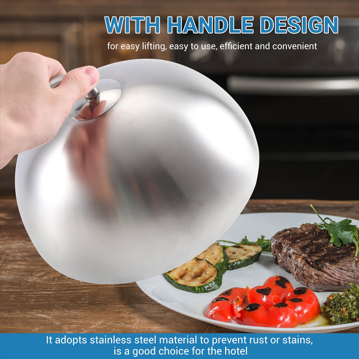 1Pcs 24cm Stainless Steel Stea - Home Cooking Meal のレビューと価格