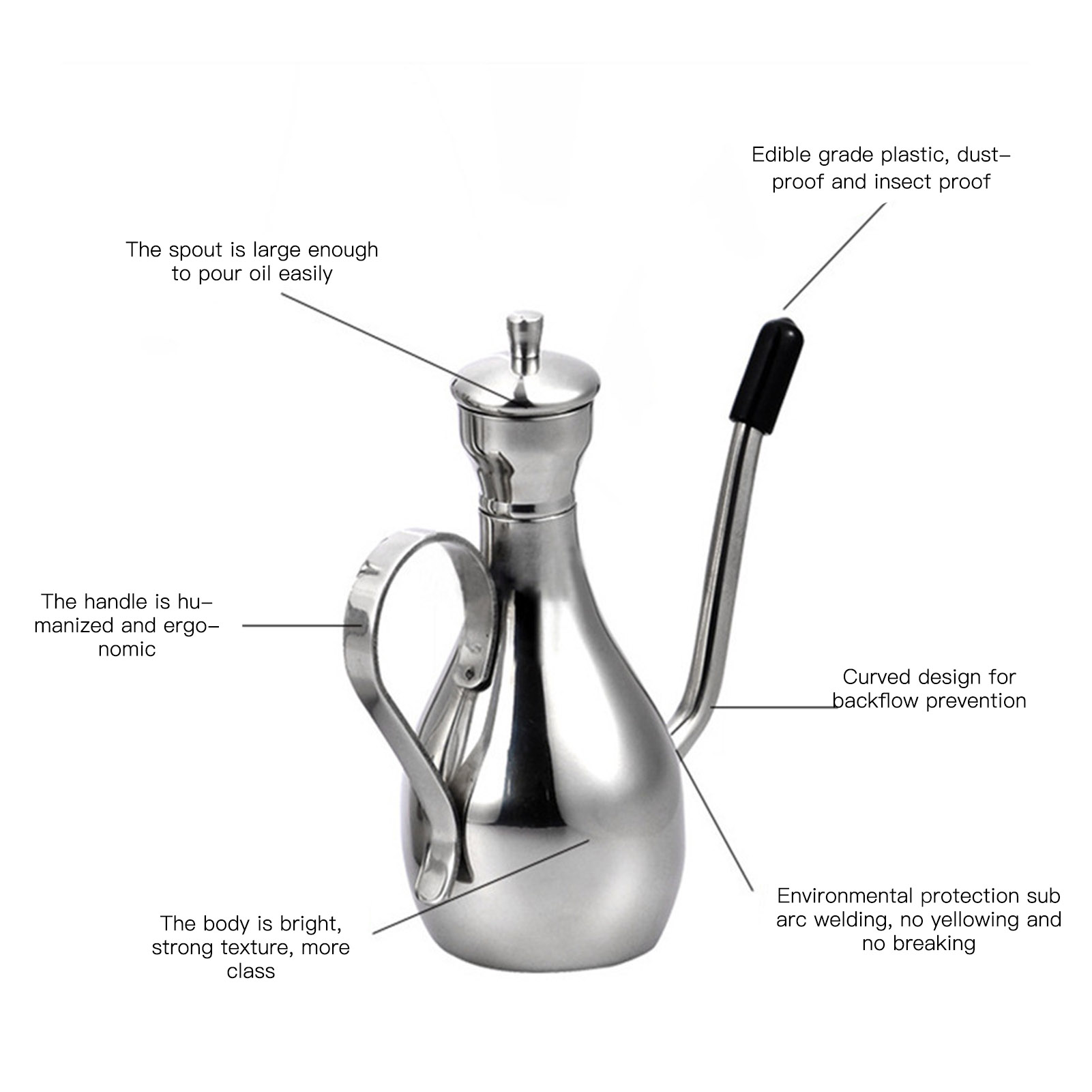 350ml Stainless Steel Oil Disp - Home Cooking Services のレビューと価格