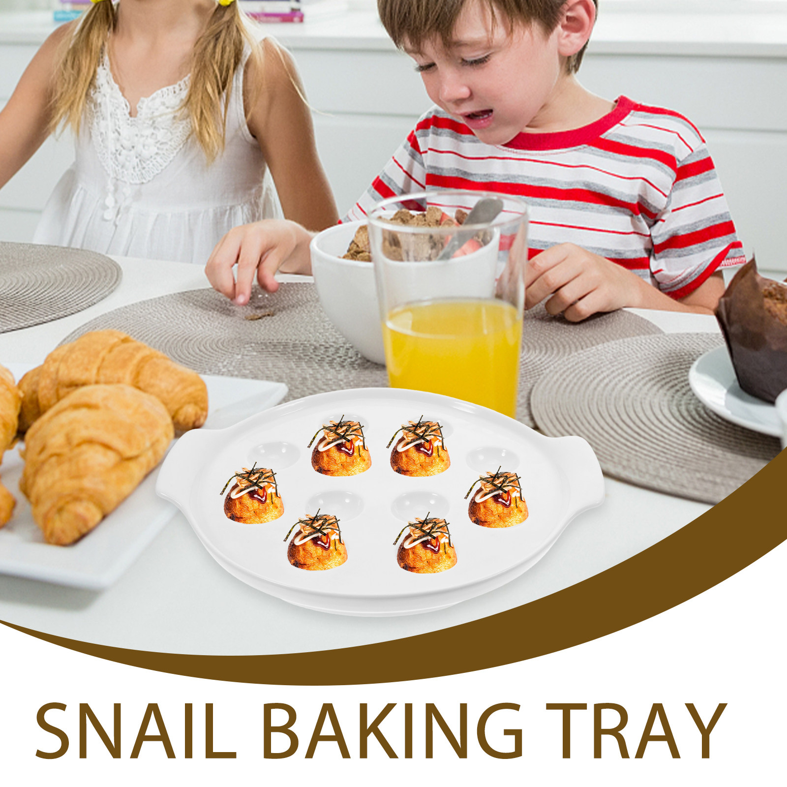 Ceramic Escargot Baking Dish F - Home Cooking In French のレビューと価格