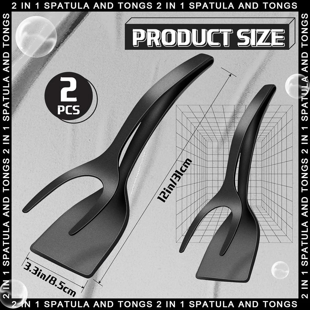 2 in 1 Grip Flip Spatula Clamp - Home Cooking In French のレビューと価格